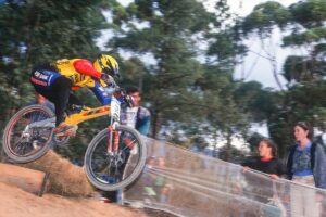 BAS DE BEVER STELLENBOSCH, SOUTH AFRICA. GRUNDIG DOWNHILL WORLD CUP 1997