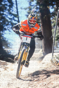 ©Malcolm Fearon - MISSY GIOVE SEMI FINAL BIG BEAR, USA. GRUNDIG DOWNHILL WORLD CUP 1998