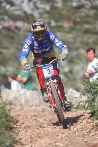©Malcolm Fearon - NICOLAS VOUILLOZ CAP D’AIL, FRANCE. GRUNDIG DOWNHILL WORLD CUP 1995