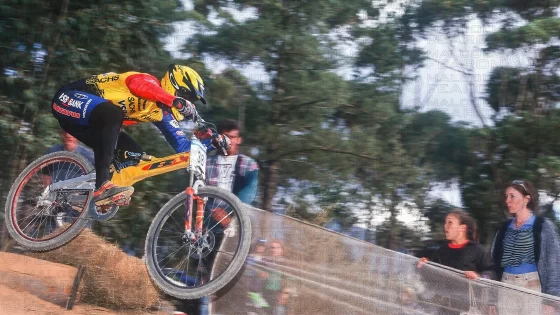 BAS DE BEVER STELLENBOSCH, SOUTH AFRICA. GRUNDIG DOWNHILL WORLD CUP 1997