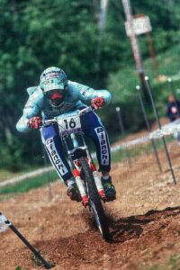 BRUNO ZANCHI MONT STE ANNE. GRUNDIG DOWNHILL WORLD CUP 1996