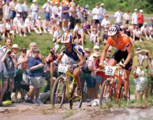 Brentjents e Pontoni 1996 Atlanta (Photo credit should read MICHAEL JUNG/AFP via Getty Images)