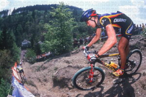 GENERAL VIEW WOLFRAM KURSCHAT HOUFFALIZE, BELGIUM. TISSOT MOUNTAIN BIKE WORLD CUP 2001