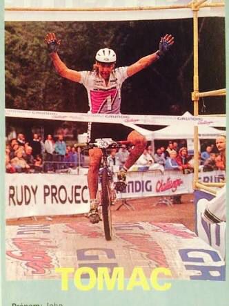 John Tomac 1989 European Champion MTB Spa, Belgium