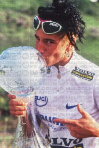 MISSY GIOVE OVERALL TITLE WINNER HAWAII, USA. GRUNDIG DOWNHILL WORLD CUP FINALS 1996