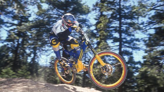 MYLES ROCKWELL FINAL BIG BEAR, USA. GRUNDIG DOWNHILL WORLD CUP 1998