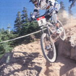 NICOLAS VOUILLOZ SQUAW VALLEY, USA. DIESEL DOWNHILL WORLD CUP 1999 TRAINING