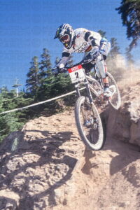 NICOLAS VOUILLOZ SQUAW VALLEY, USA. DIESEL DOWNHILL WORLD CUP 1999 TRAINING