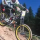 NICOLAS VOUILLOZ TRAINING LES GETS, FRANCE. TISSOT MOUNTAIN BIKE WORLD CUP 2000
