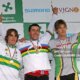 Podio Mondiali DH MTB 2005 Livigno