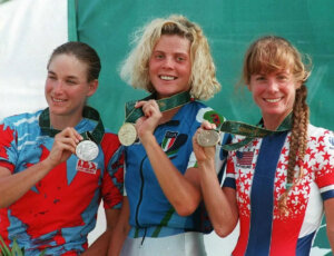 Podio olimpiadi mtb atlanta 1996 - pezzo, sydor, demattei