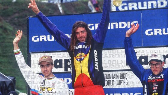 ROB WARNER AWARD CEREMONY KAPRUN, AUSTRIA. GRUNDIG DOWNHILL WORLD CUP 1996