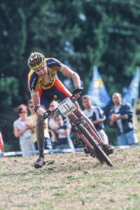 RYDER HESJEDAL LES GETS, FRANCE. TISSOT MOUNTAIN BIKE WORLD CUP 2002