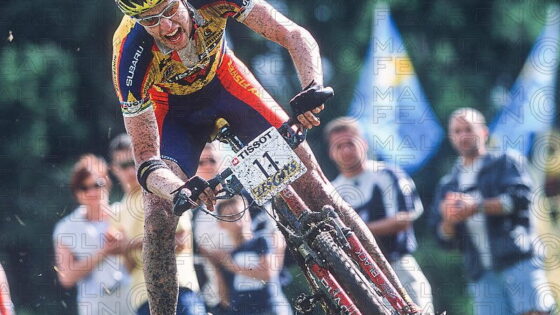 RYDER HESJEDAL LES GETS, FRANCE. TISSOT MOUNTAIN BIKE WORLD CUP 2002