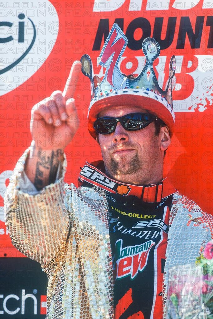 SHAUN PALMER BIG BEAR, USA. DIESEL DOWNHILL WORLD CUP 1999 AWARD CEREMONY
