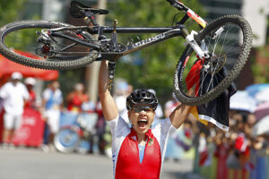 Sabine Spitz Beijing 2008