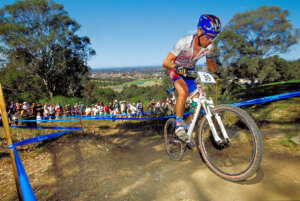 Travis Brown con Full Suspension Olimpiadi 2000 mtb