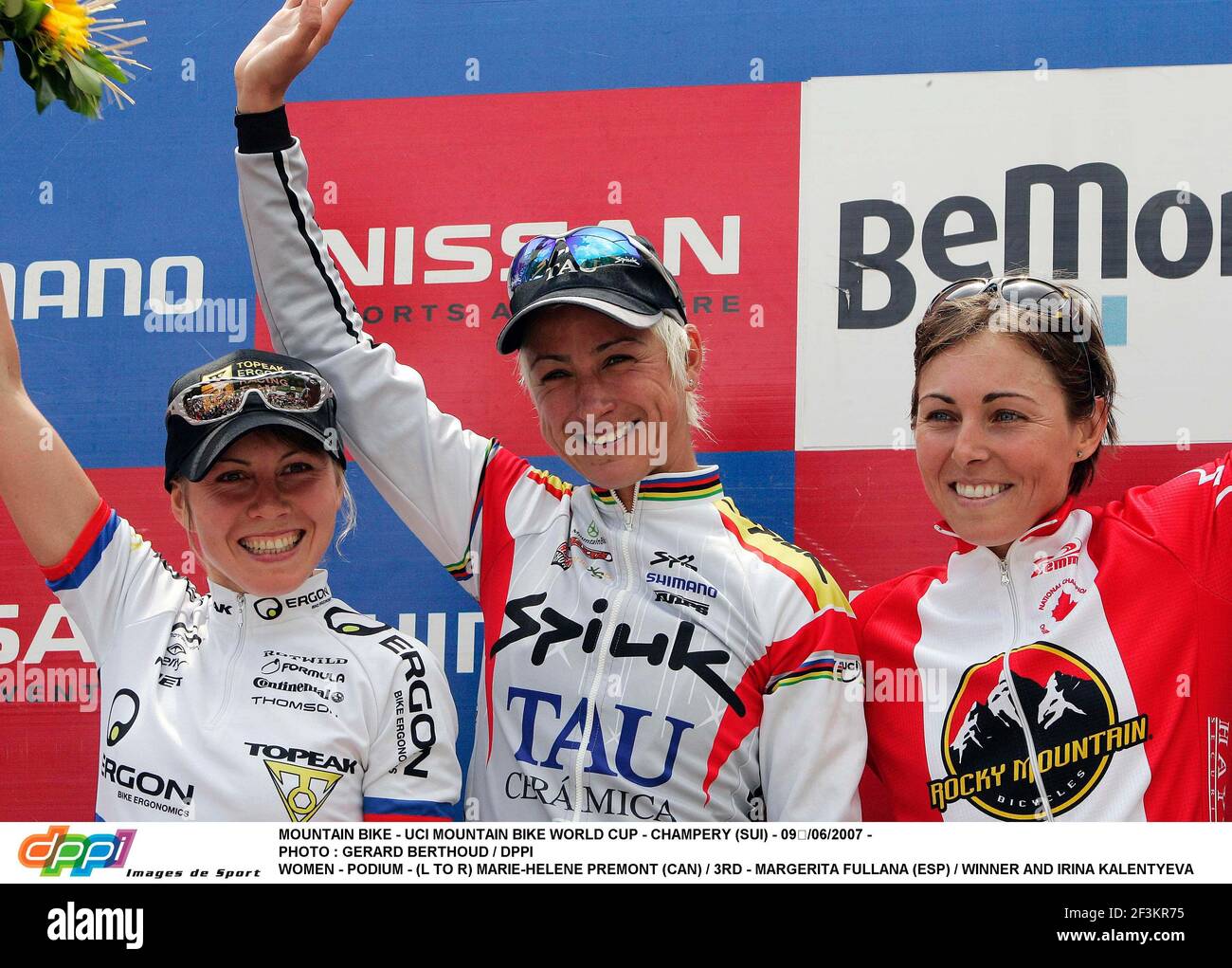 podio champery 2007 elite femminile fullana kalentieva promont