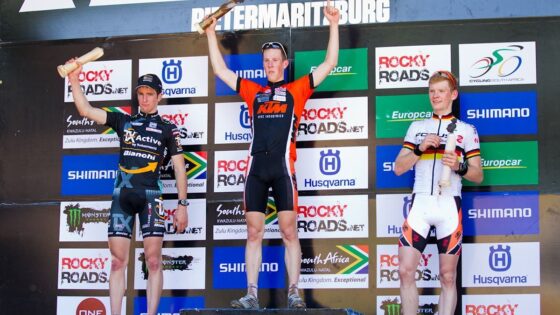 Podium U23 World Cup Pietermaritzburg 2012 - Kerschbaumer-Gehbauer-Schulte