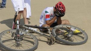 Marco Aurelio Fontana senza sella Londra 2012 Olimpiadi