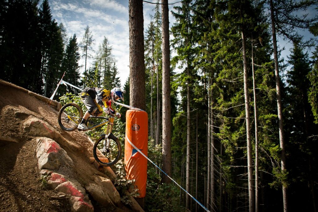 Gee Atherton durante World Cup 2013 Hafjell