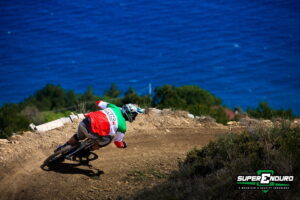 Andrea Bruno campione Italiano enduro durante superenduro 2012