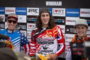 Gwin-Bryceland-Brosnan, Podio World Cup 2014 Windham