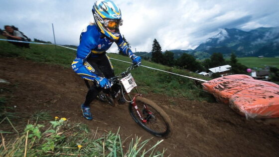 Katja Repo UCI World MTB Cup Leysin, Switzerland 2001
