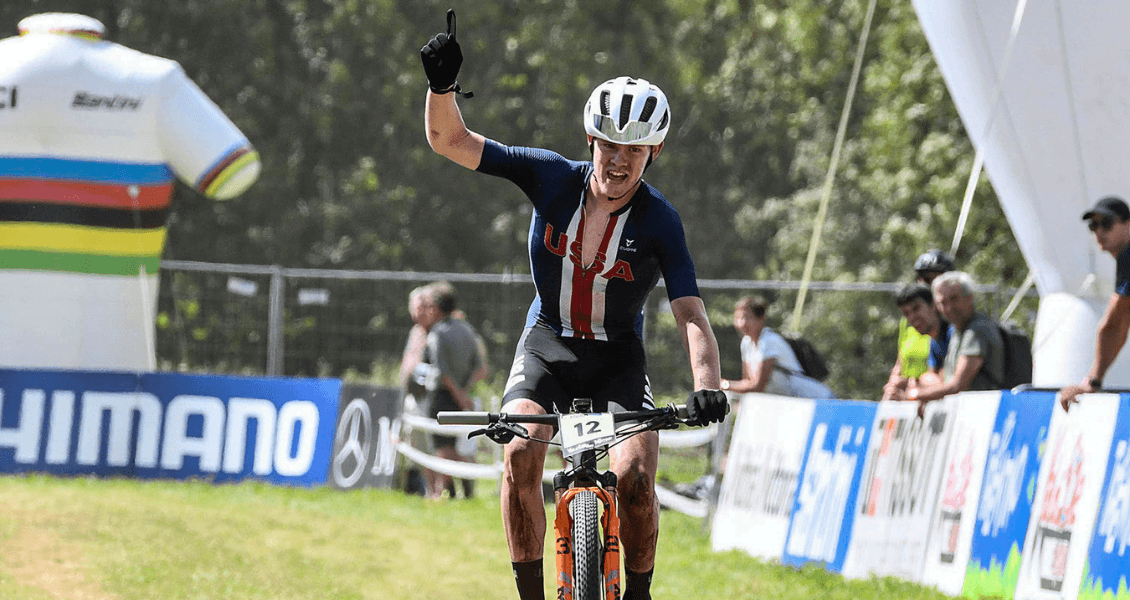 Brayden Johnson quinto posto mondiali XCO 2021 Juniores