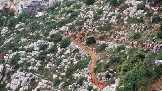 GENERAL VIEW CAP D’AIL, FRANCE. GRUNDIG DOWNHILL WORLD CUP 1994