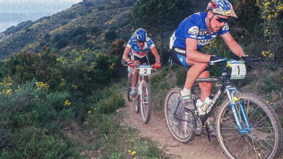 JOHN TOMAC E THOMAS FRISCHKNECHT ISOLA D'ELBA, ITALY, GRUNDIG WORLD CUP 1994