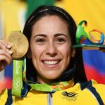 MARIANA PAJON VINCE OLYMPIC TITLE BMX RIO 2016