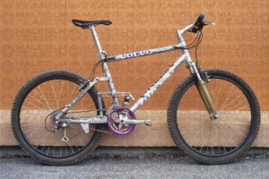 TOMAS MISSER PROTOTYPE KLEIN BIKE CAP D’AIL, FRANCE. GRUNDIG DOWNHILL WORLD CUP 1994