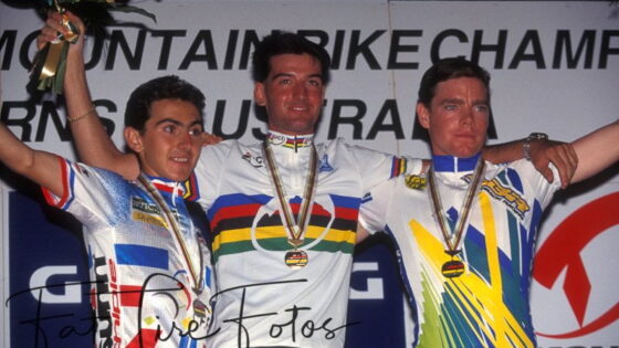 PODIUM JUNIORES CAMPIONATO DEL MONDO 1993 METABIEF MTB