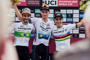 Avancini, Van Der Poel, Schurter - Podio World Cup Lenzerheide XCO 2019