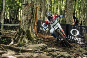 Charlie Harrison durante World Cup Snowshoe 2021