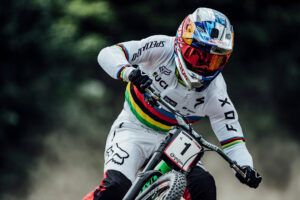 Loic Bruni UCI DH World Cup in Les Gets 2019 // Bartek Wolinski / Red Bull Content Pool