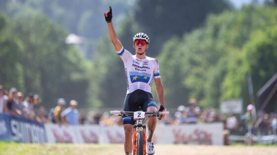©Michele Mondini -Mathieu Van Der Poel Val di Sole World Cup 2018