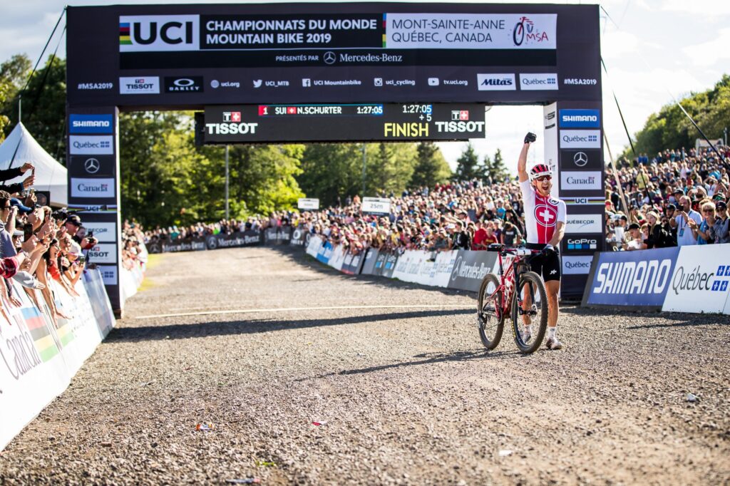 Nino Schurter vince Campionato del mondo 2019 XCO Elite Men
