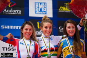 Podio Mondiali 2015 MTB femminile