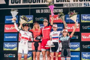 Wloszczowska, Neff, Langvad, Irina Kalentyeva, Batty - Val di Sole 2015 