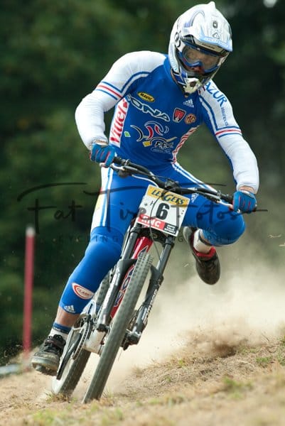 ©Fat Tire Fotos - FABIEN BAREL ELITE WORLD CHAMPION 2004 DH ELITE MEN