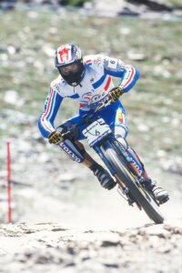 ©Malcolm Fearon - CEDRIC GRACIA SIERRA NEVADA, SPAIN. UCI MOUNTAIN BIKE CAMPIONATI DEL MONDO 2000