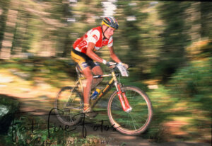 ©Fat Tire Fotos - Rasmussen in action, Are 1999 mtb worlds