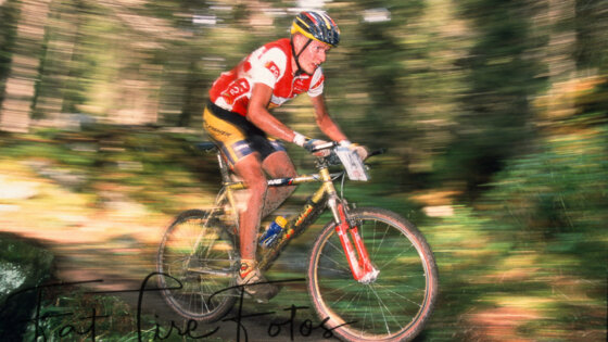 ©Fat Tire Fotos - Rasmussen in action, Are 1999 mtb worlds