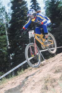 ©Malcolm Fearon - MARLA STREB TELLURIDE, USA. TISSOT MOUNTAIN BIKE WORLD CUP 2002