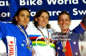 ©Tim De Waele Getty Images) - ANNE CAROLINE CHAUSSON CAMPIONE DEL MONDO 2003 DH WOMEN LUGANO