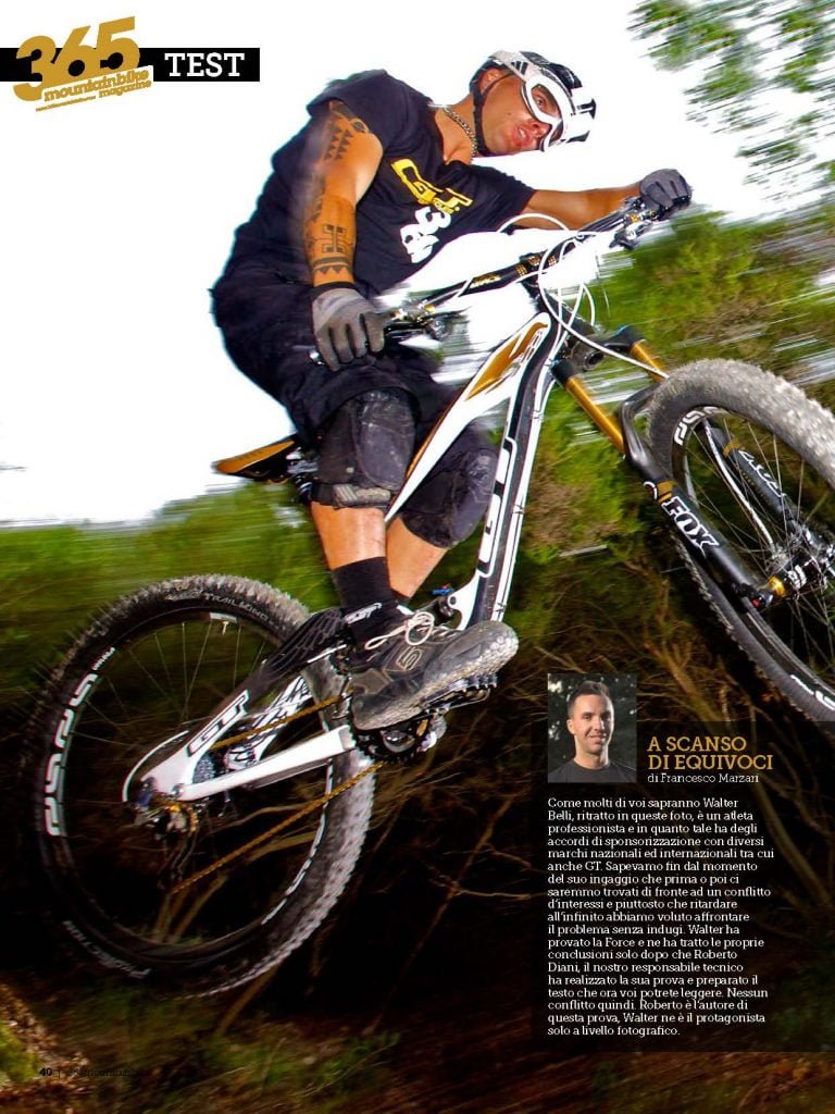 Walter Belli test GT Force