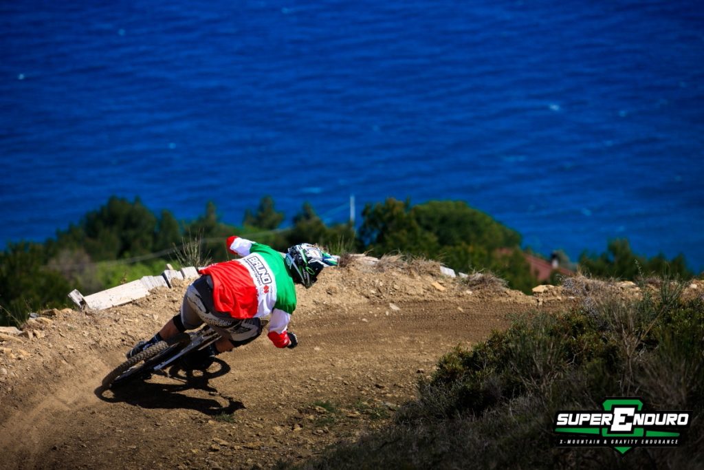Andrea Bruno campione Italiano enduro durante superenduro 2012