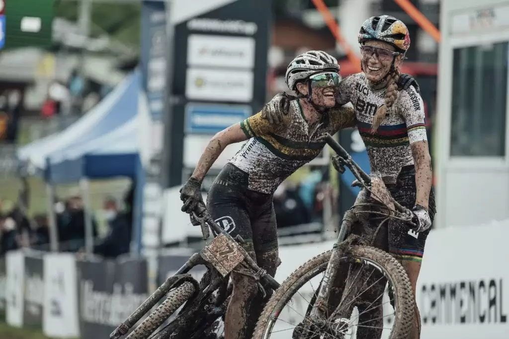 Rebecca McConnell and Pauline Ferrand Prevot